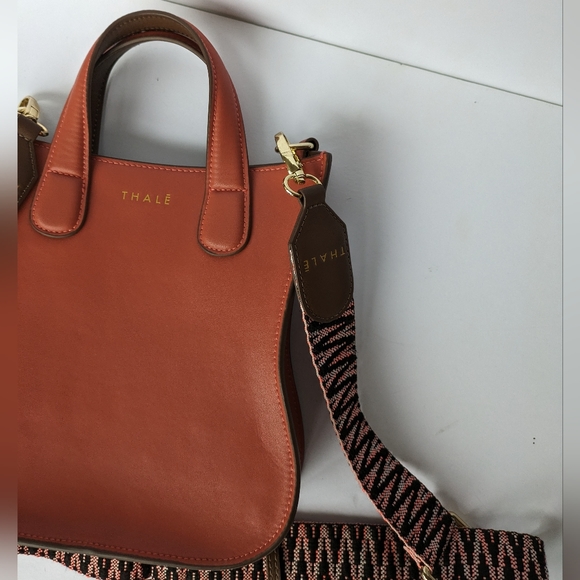 Thale Blanc Mini Gisele Tote in Orange | Minor Defects - Picture 7 of 8
